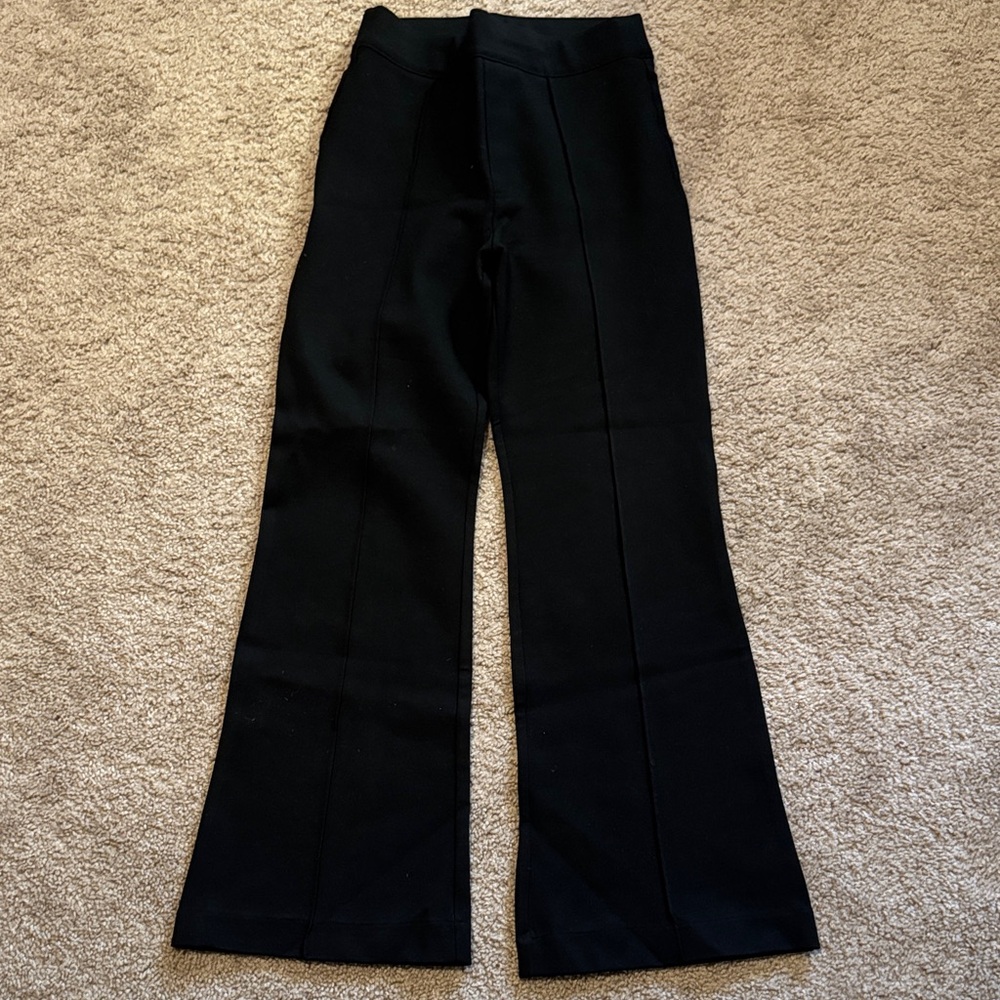 SPANX Women's Black Flared Track Pants